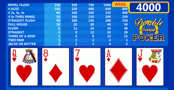 Double Bonus Poker